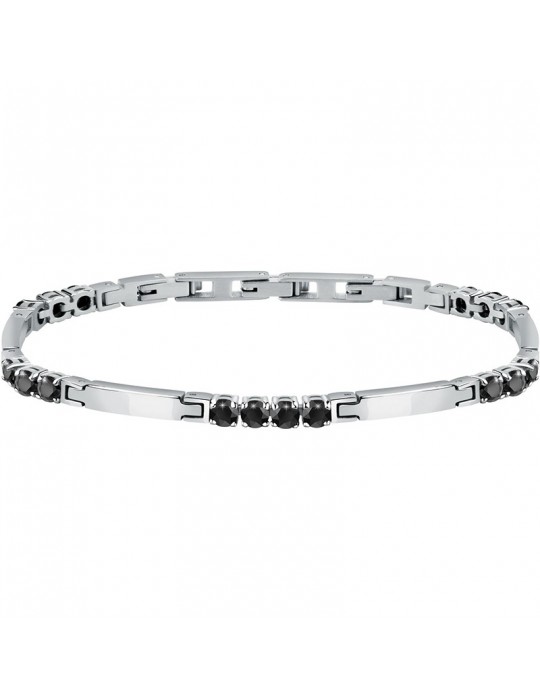 Morellato Bracelet - Tennis - Steel - Nr.4 Black Crystals - SAEV46