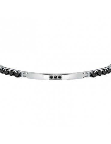 Bracciale Morellato - Tennis - Acciaio - Cristalli Neri - SAEV47 2