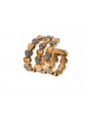 Rue Des Mille Three-Wire Earcuff with Alternating Hearts for Women - 0