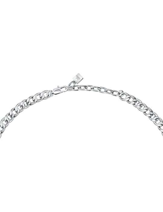 Collana Morellato - Catene - Acciaio - Cristalli Neri - SATX01