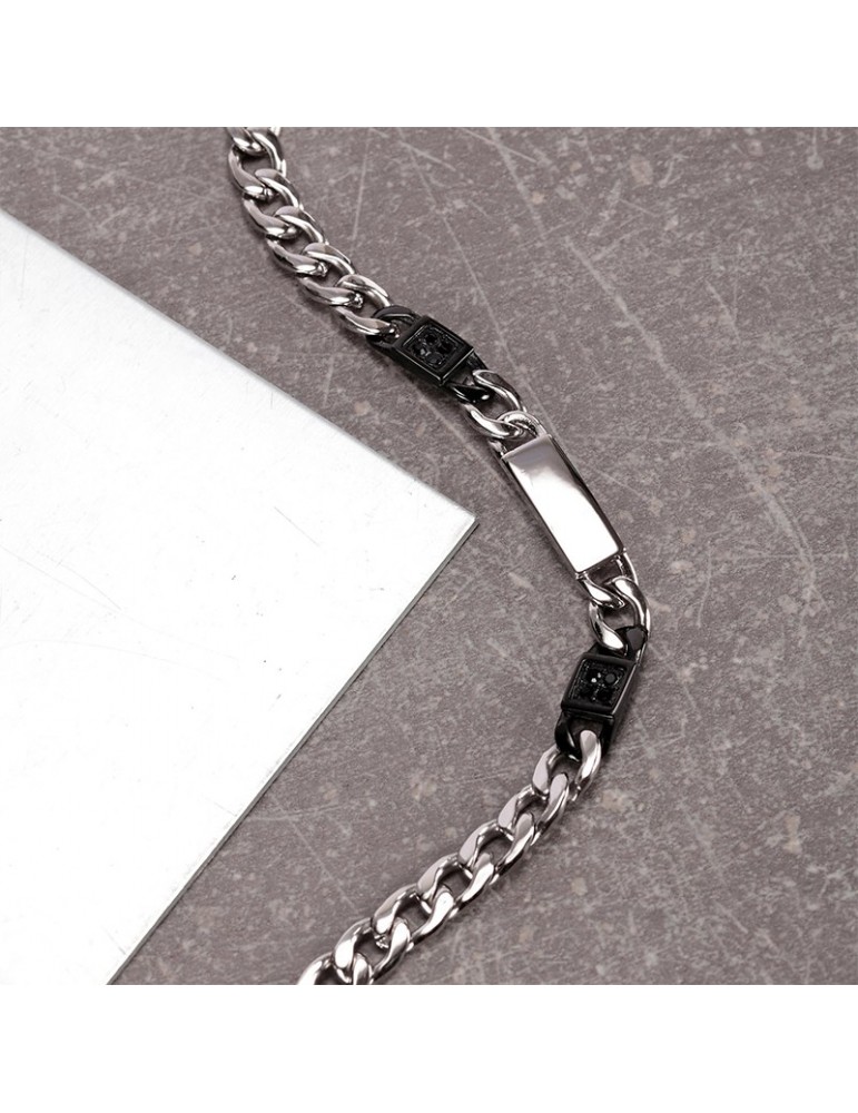Morellato Necklace - Chains - Steel - Black Crystals - SATX01