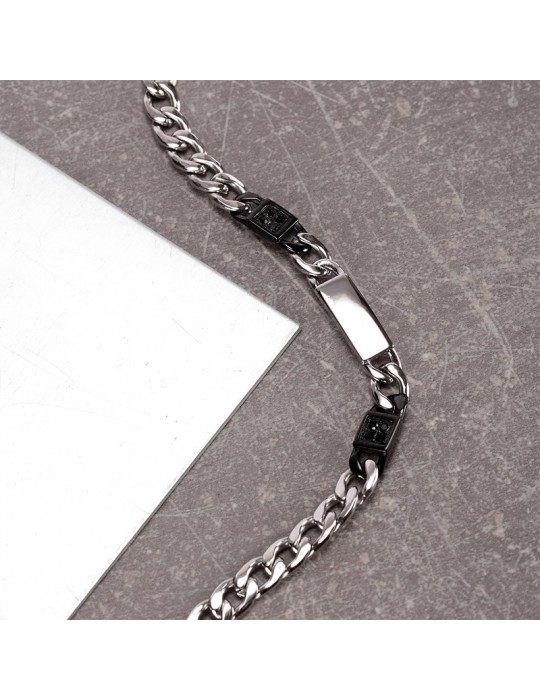 Morellato Necklace - Chains - Steel - Black Crystals - SATX01