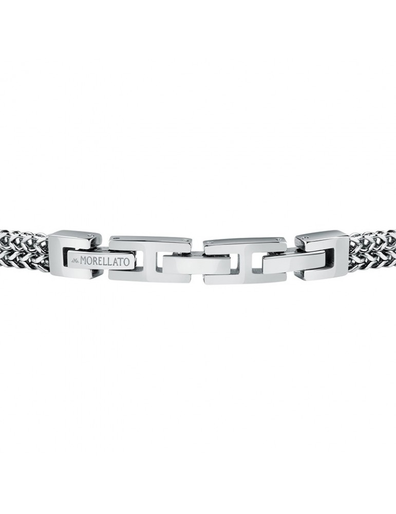 Morellato Bracelet - Chains - Steel-Rose Gold-Black Crystals-SATX11