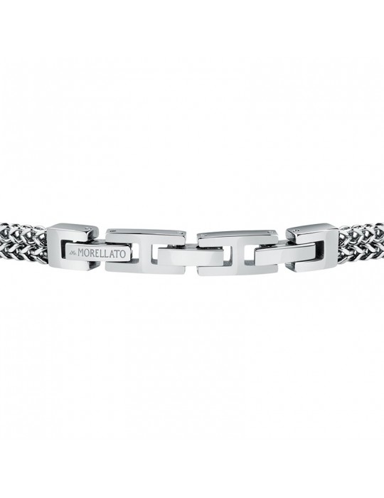 Morellato Bracelet - Chains - Steel-Rose Gold-Black Crystals-SATX11