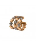 Rue Des Mille Three-Wire Earcuff with Alternating Stars for Women - 0