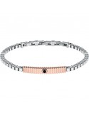 Morellato Bracelet - Urban - Rose Gold Plate - Black Crystal -SABH32