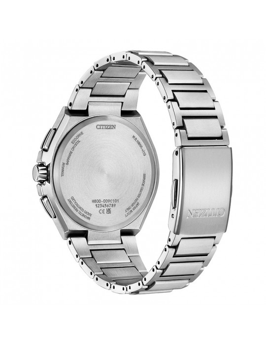 Orologio Citizen Uomo - Radiocontrollato Cronografo Eco-Drive 43mm Bianco - AT8238-84A