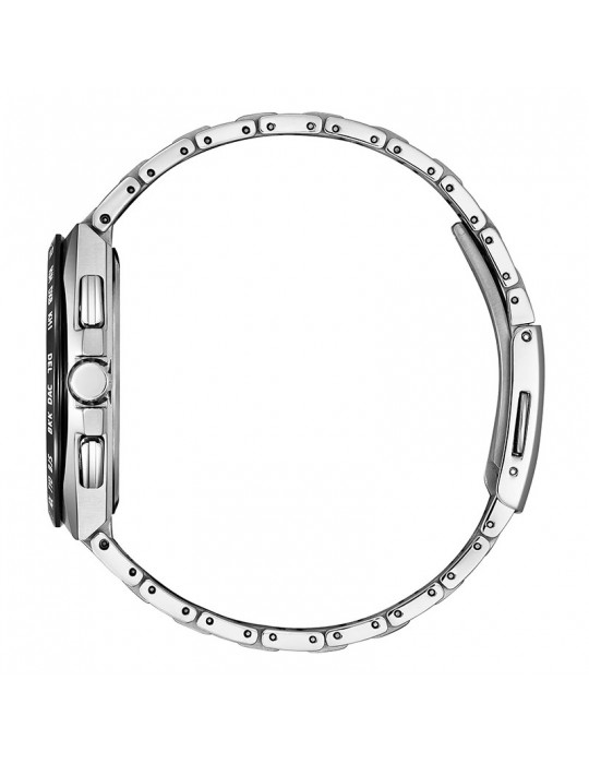 Orologio Citizen Uomo - Radiocontrollato Cronografo Eco-Drive 43mm Blu Nero - AT8238-84L