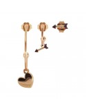 Rue Des Mille Woman's Earrings - Set 3 Pieces Heart Arrow Arrow - 0