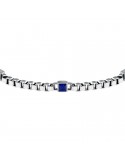Bracciale Morellato - Urban - Acciaio - Gemme Blu Quadrate - SABH43