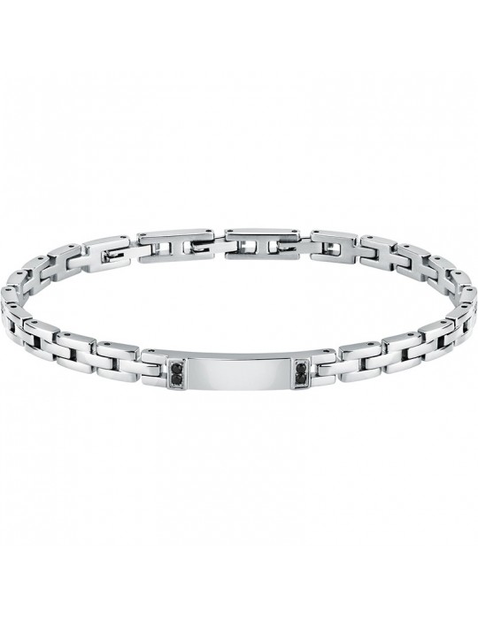 Bracciale Morellato - Motown - Acciaio - Cristalli Neri - SABH52