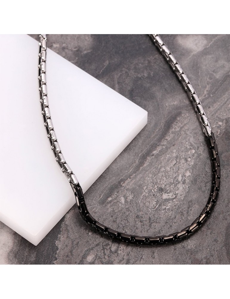 Collana Morellato - Catene - Acciaio - Maglie Nere - SATX12