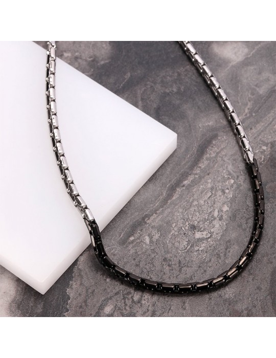 Collana Morellato - Catene - Acciaio - Maglie Nere - SATX12