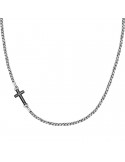 Collana Morellato - Cross - Acciaio - Croce - Lega Nera - SKR61