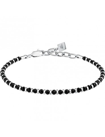 Bracciale Morellato - Pietre - Acciaio - Agata Nera - S1733