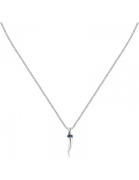 Morellato Necklace - Motown - Steel - Horn - Blue Crystals - SABH45
