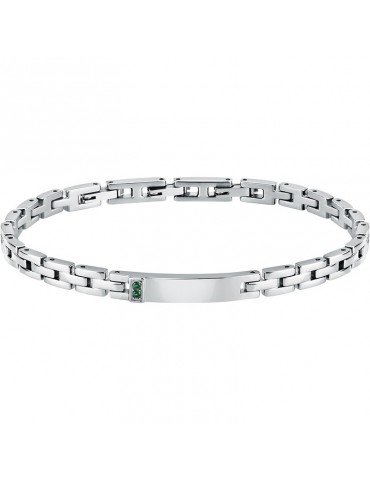 Bracciale Morellato - Motown - Acciaio - Cristalli Verdi - SABH50
