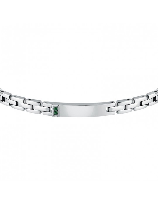 Bracciale Morellato - Motown - Acciaio - Cristalli Verdi - SABH50