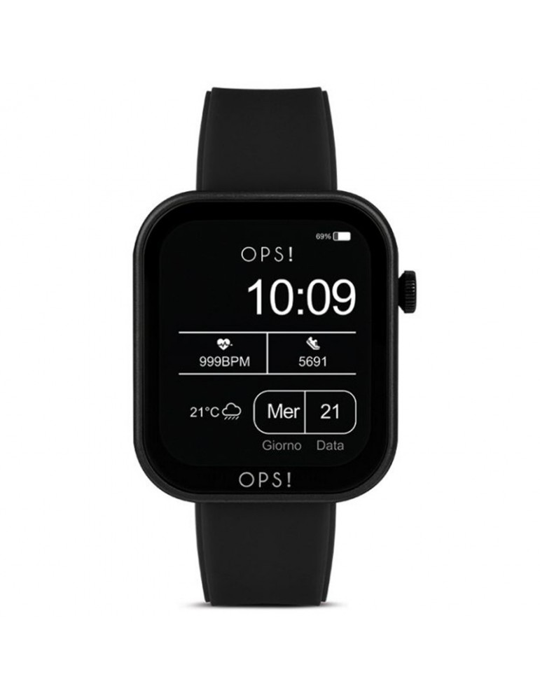 Smartwatch Ops! - Active Call - Multifunzione - Nero - OPSSW25
