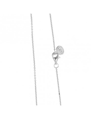 Collana Picca - Croce in Oro Bianco con Diamanti Naturali - 0 2