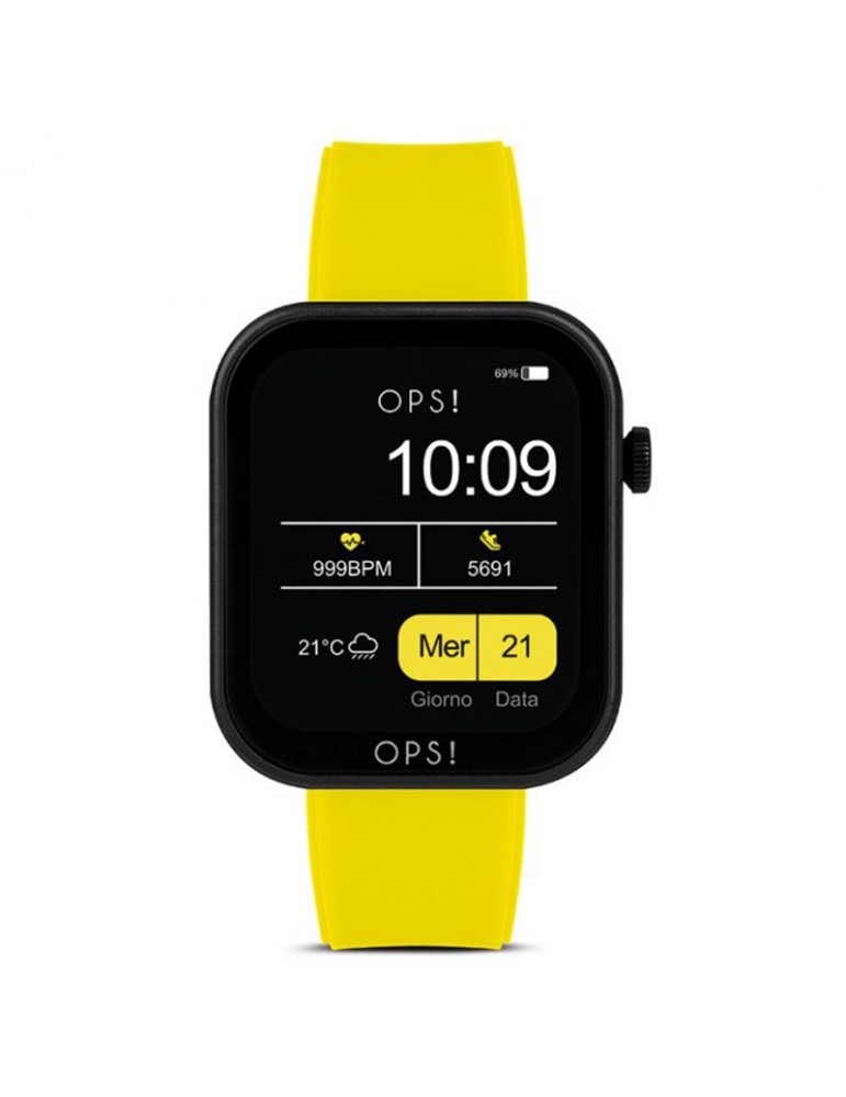 Smartwatch Ops! - Active Call - Multifunzione - Giallo - OPSSW32