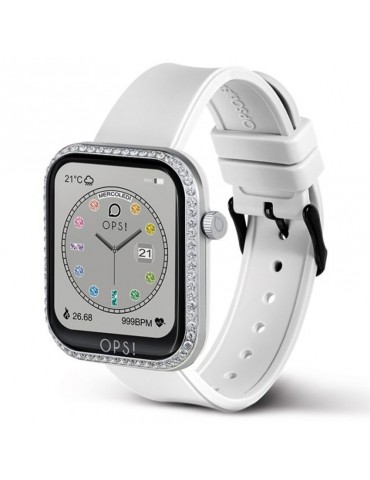 Smartwatch Oops! - Call Love Diamonds - White - Crystals - OPSSW39 2