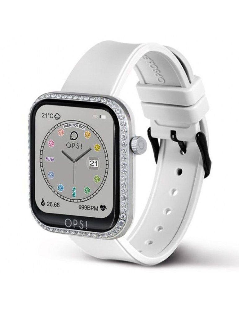 Smartwatch Ops! - Call Love Diamonds - Bianco - Cristalli - OPSSW39