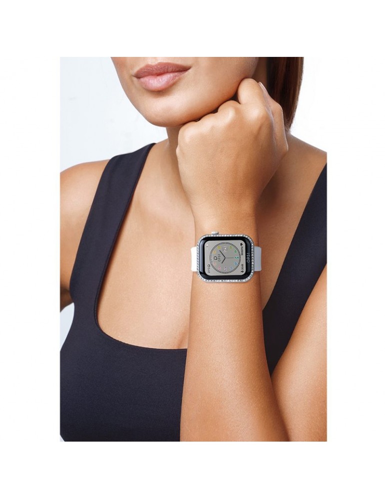 Smartwatch Oops! - Call Love Diamonds - White - Crystals - OPSSW39