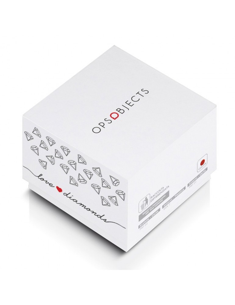 Smartwatch Oops! - Call Love Diamonds - White - Crystals - OPSSW39