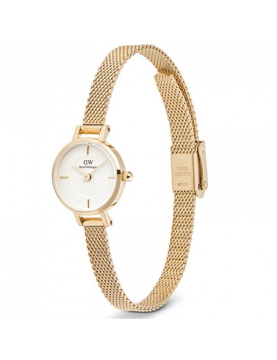 Orologio Daniel Wellington - Evergold - Gold - 19mm-Bianco -DW00100745