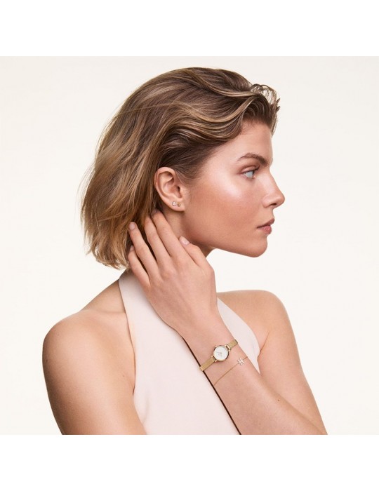 Orologio Daniel Wellington - Evergold - Gold - 19mm-Bianco -DW00100745
