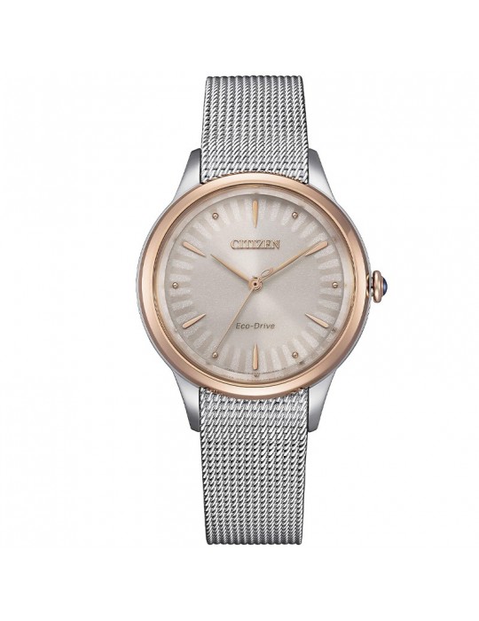 Citizen Women's Watch - Lady Eco-Drive Gerbera 32mm Beige - 0