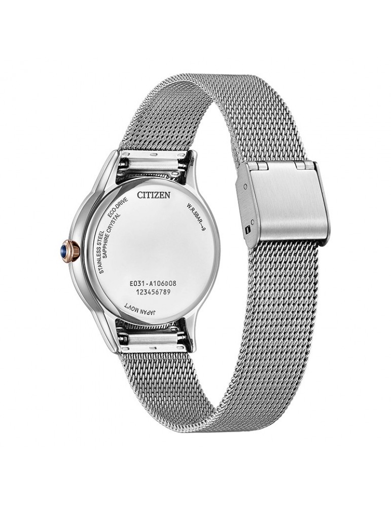 Orologio Citizen Donna - Lady Eco-Drive Gerbera 32mm Beige - EM1156-80X
