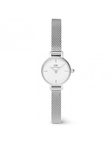 Daniel Wellington Watch - Petite Mini-Silver-19mm-White-DW00100746