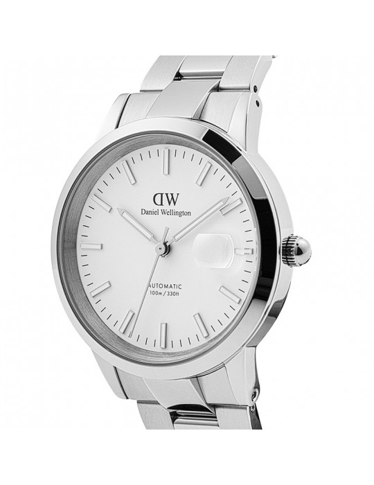 Daniel Wellington Watch - Automatic - Silver-40mm-White-DW00100754