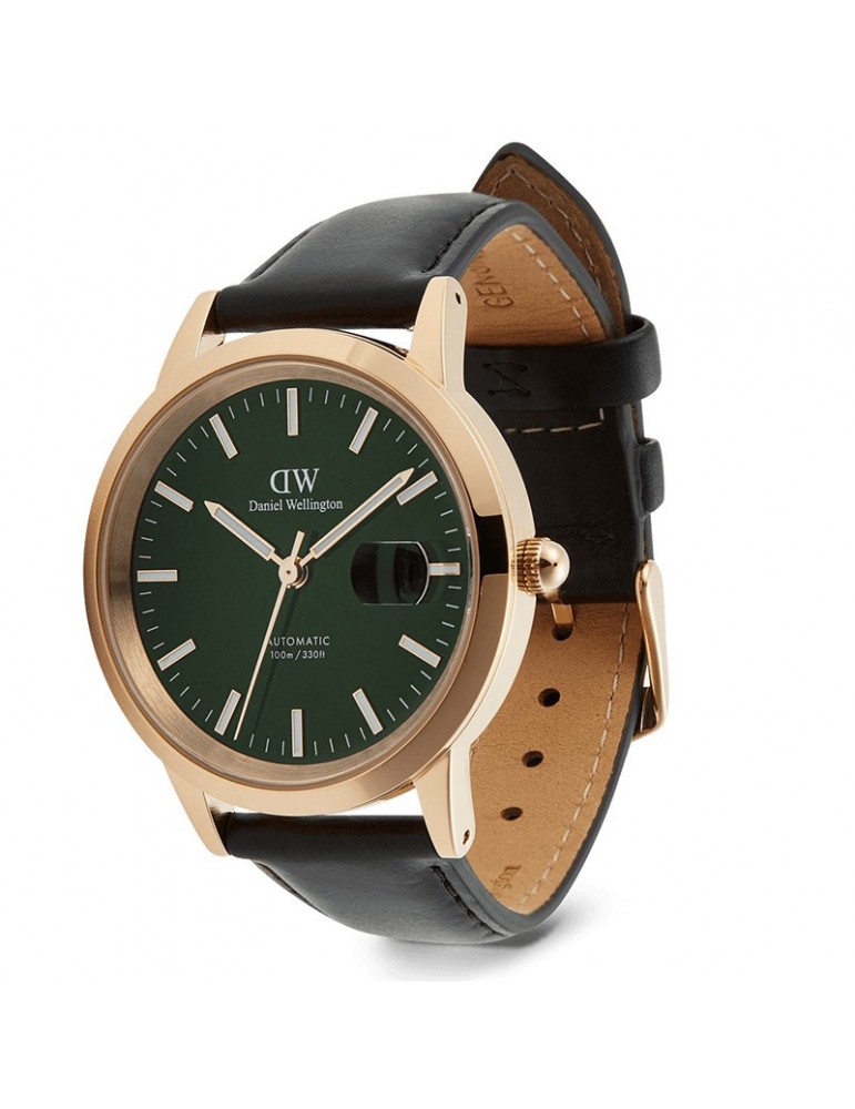 Daniel Wellington Watch-Automatic-Rose Gold-40mm-Green-DW00100757
