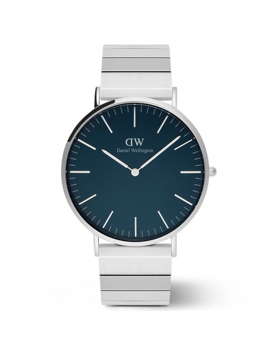 Orologio Daniel Wellington-Piano Link Arctic Silver-40mm-Blu-DW00100776