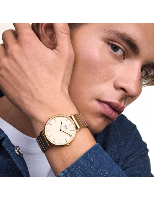 Daniel Wellington Watch - Piano Link Gold - 40mm - DW00100779
