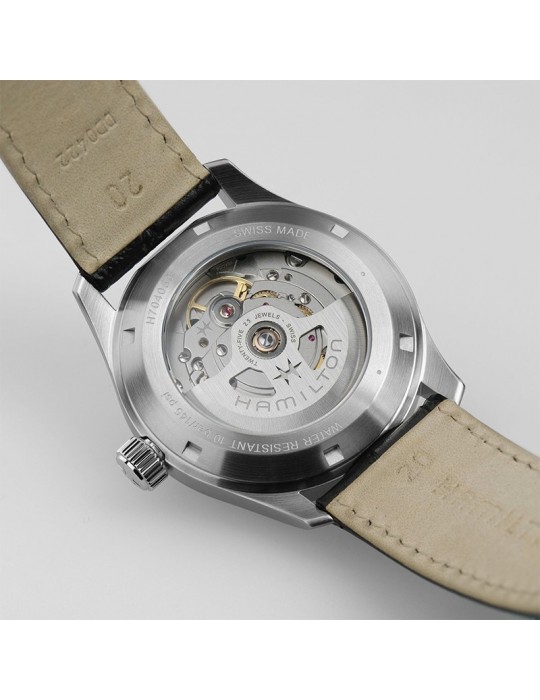 Hamilton Watch - Khaki Field Murph 38mm White - Leather Strap - 0