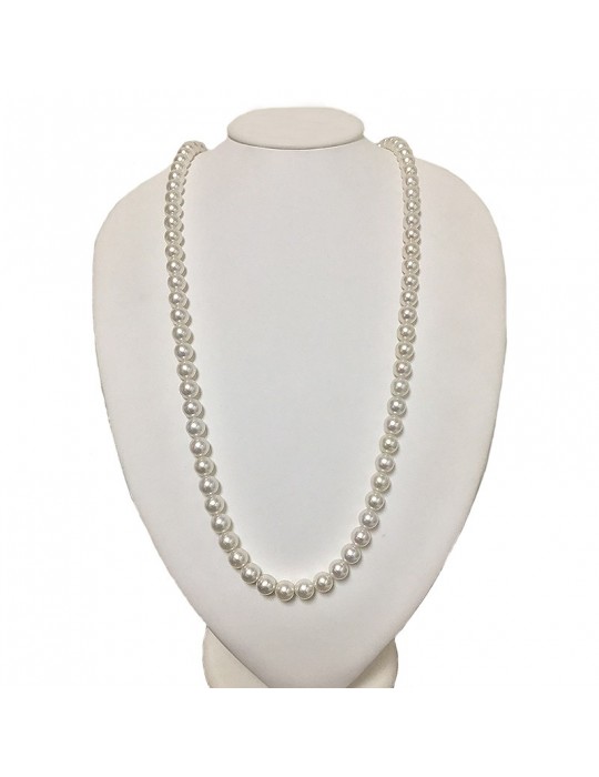 Collana Coscia - Lunga - Perle Australia Mari del Sud 10 - 11 mm - P1174