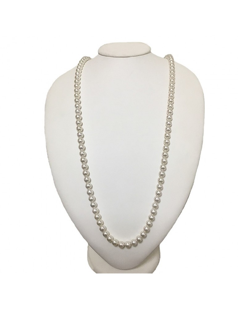 Coscia Pearl String Necklace - Australian South Seas - 0