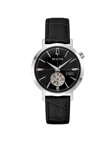 Orologio Bulova Uomo - Aerojet Meccanico Automatico 38mm Nero - 96A317