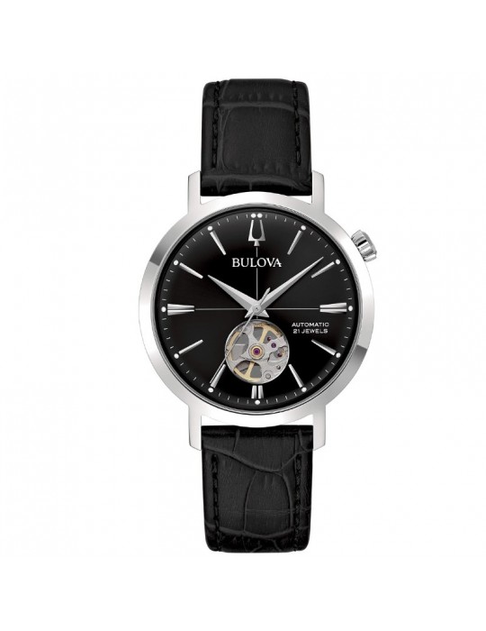 Orologio Bulova Uomo - Aerojet Meccanico Automatico 38mm Nero - 96A317