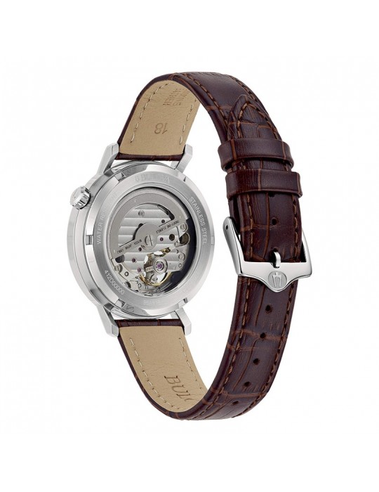 Orologio Bulova Uomo - Aerojet Meccanico Automatico 38mm Bianco - 96A318