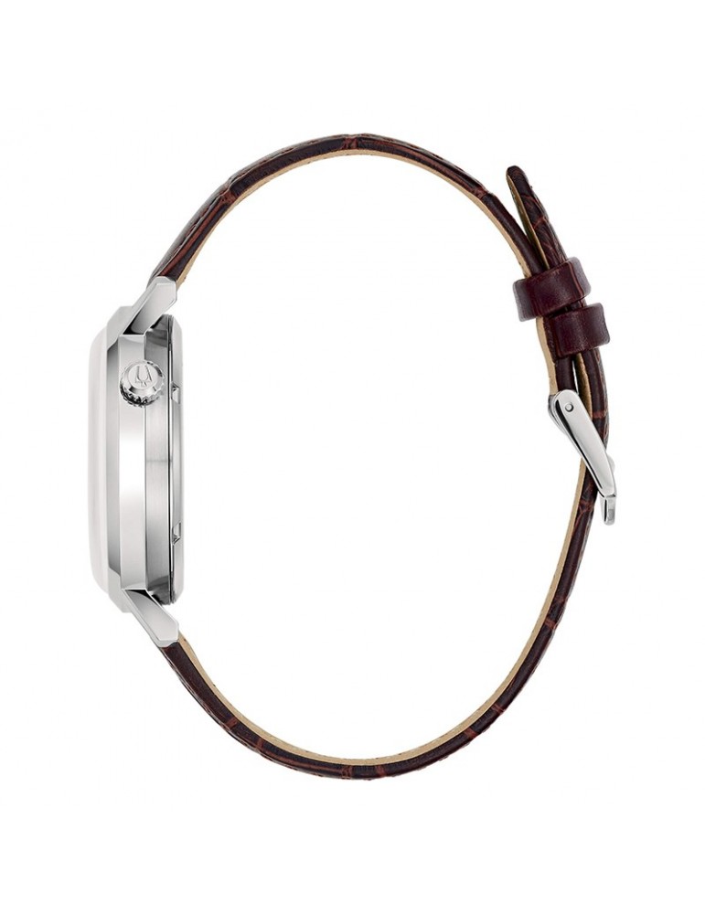 Orologio Bulova Uomo - Aerojet Meccanico Automatico 38mm Bianco - 96A318