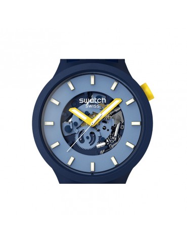 Orologio Swatch-Below The Horizon-47mm-Blu-Movimento a Vista-SB05N117 2