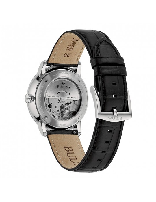 Bulova Men's Watch - Classic Hudson Mechanical Automatic 39mm Black - 0