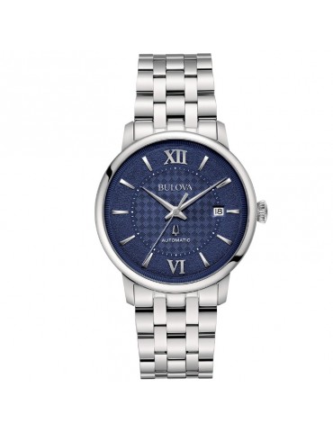 Bulova Men's Watch - Classic Hudson Mechanical Automatic 39mm Blue - 0
