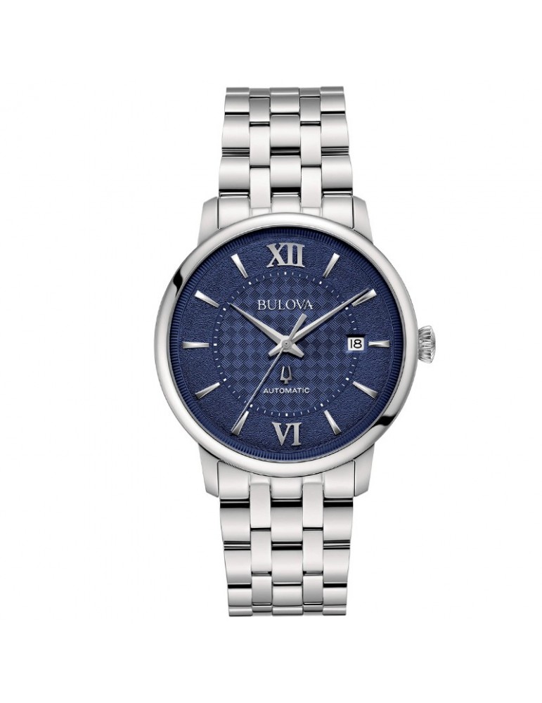 Bulova Men's Watch - Classic Hudson Mechanical Automatic 39mm Blue - 0