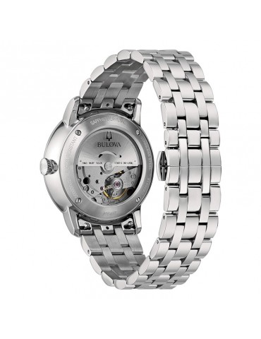 Bulova Men's Watch - Classic Hudson Mechanical Automatic 39mm Blue - 0 2